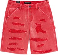Cult of Individuality Grunge Carpenter Denim Shorts