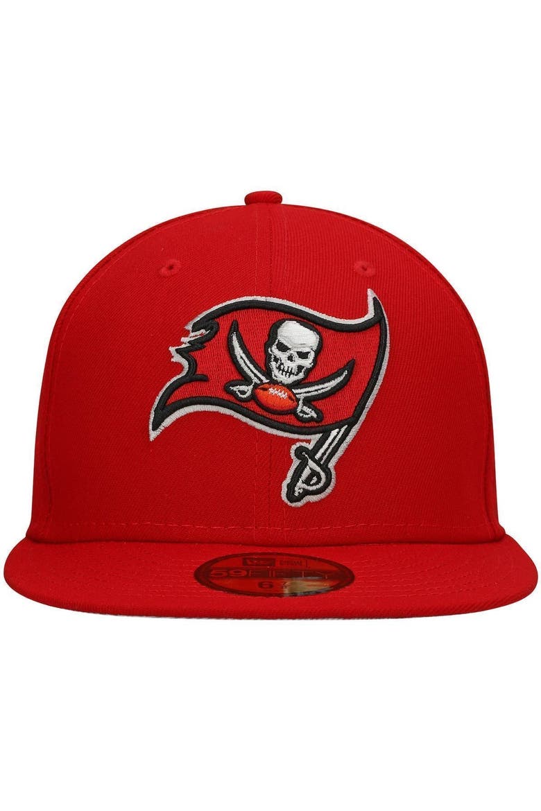 Men's New Era Red Tampa Bay Buccaneers Team Basic 59FIFTY Fitted Hat, Alternate, color, RED