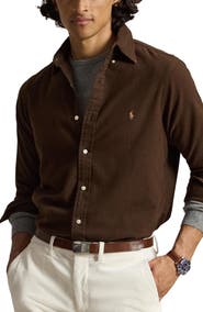 Polo Ralph Lauren Classic Fit Brushed Cotton Flannel Button-Down Shirt