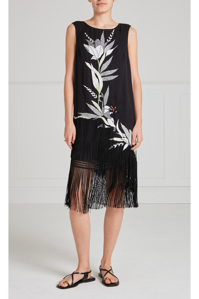 Madeline Mini Dress, Main, color, Black