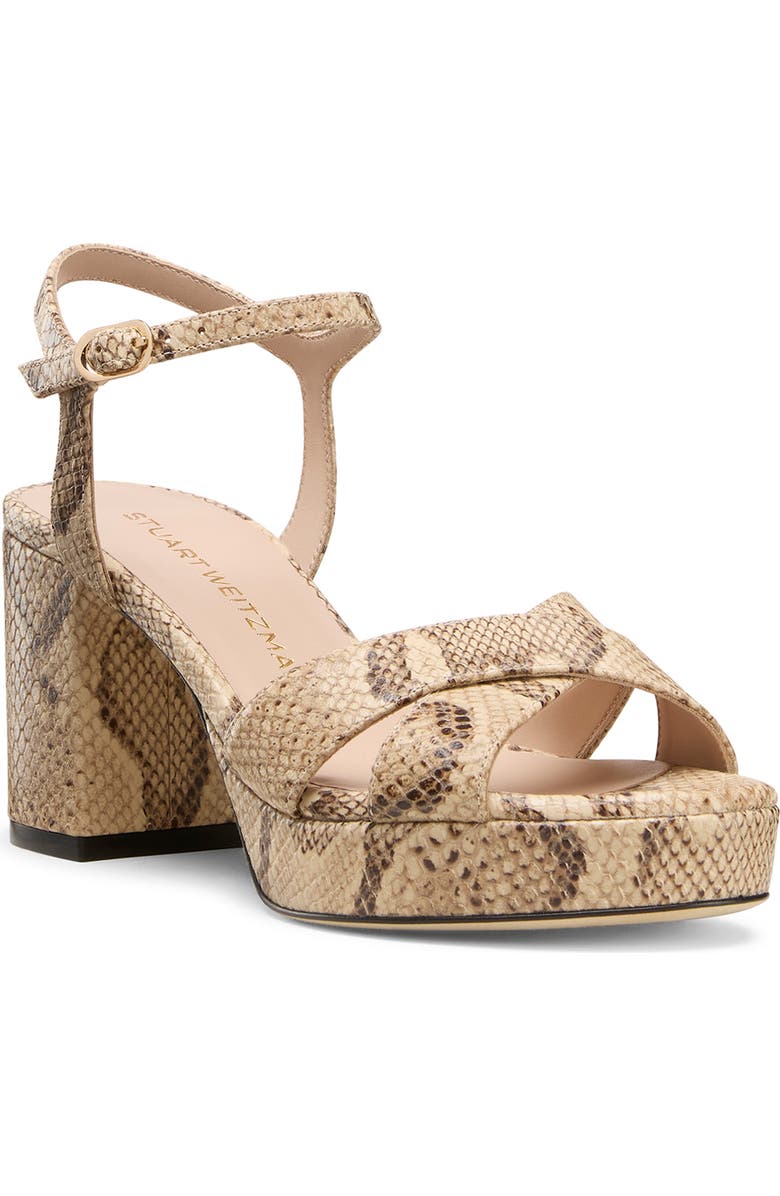 Stuart Weitzman Dayna Platform 80, Main, color, Adobe
