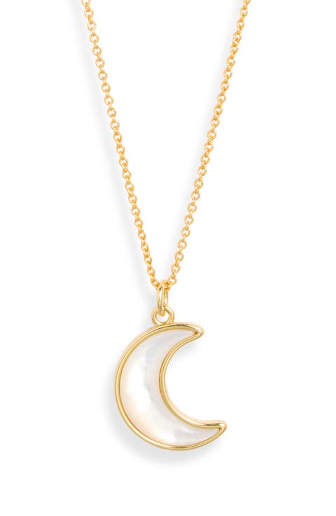 Mila Moon Mother of Pearl Pendant Necklace