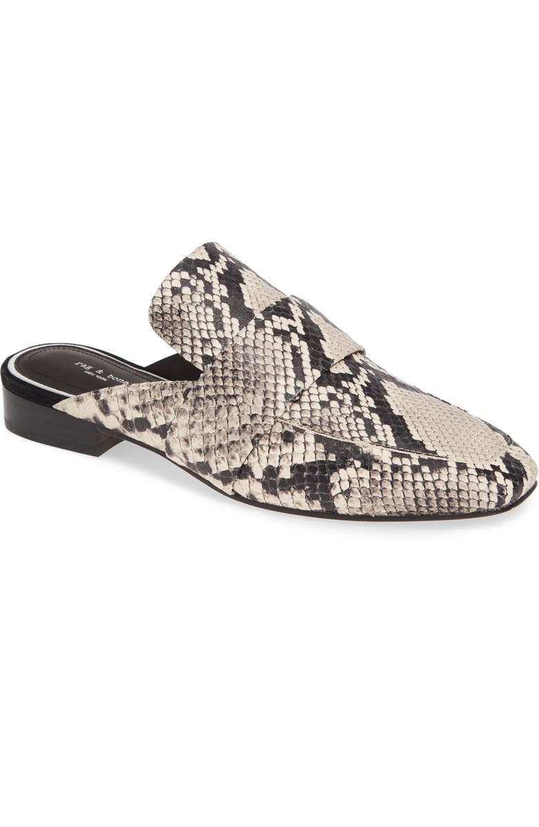 rag & bone Aslen Genuine Calf Hair Loafer Mule, Main, color,