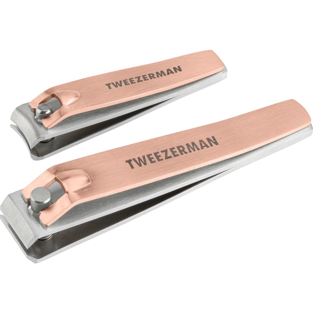 Tweezerman Rose Gold Combo 2-pack Nail Clipper Set In No Color