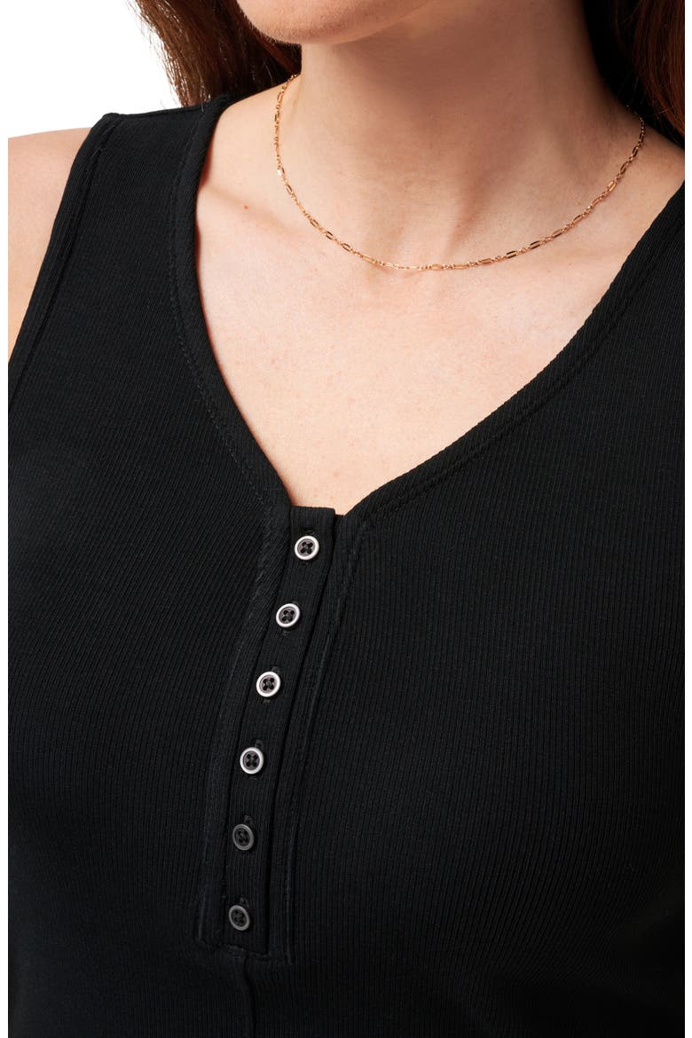 Cloud Sunshine Rib Tank, Alternate, color, BLACK