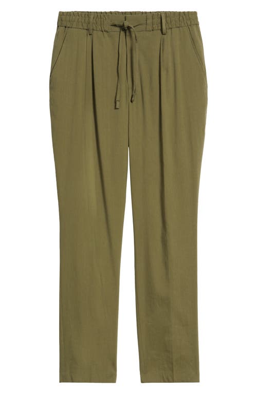 Hugo Boss Boss Perin Linen Blend Drawstring Pants