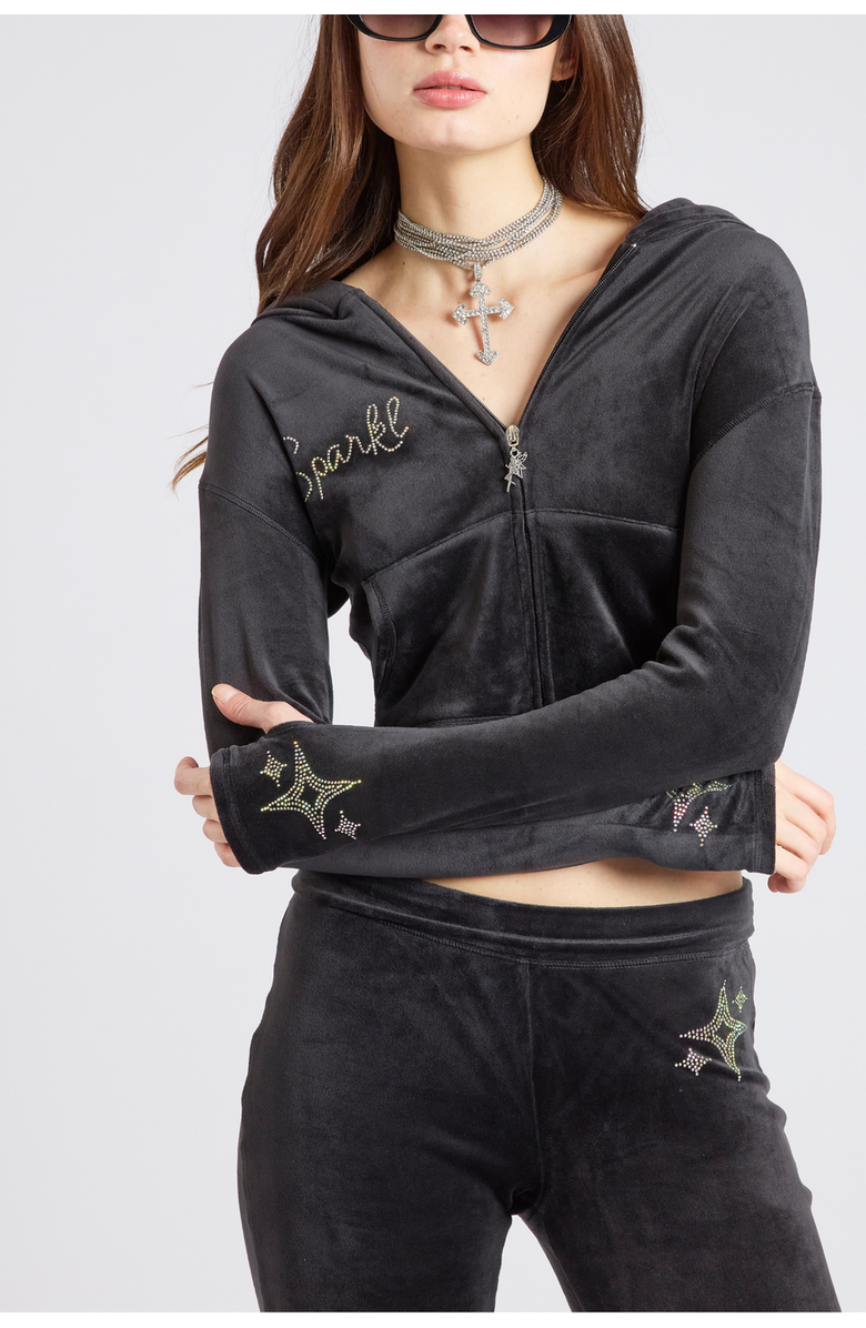 SPARKL Tracksuit Jacket, Main, color, Black