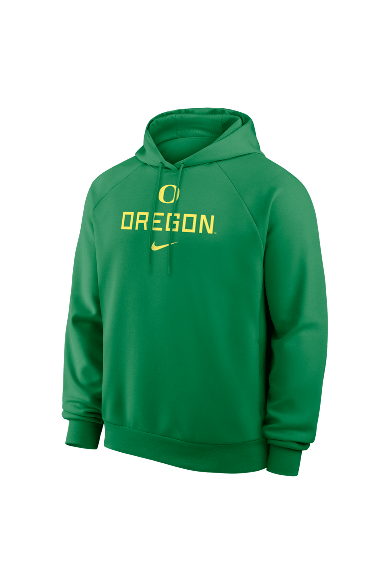 Men's Nike Green Oregon Ducks Premium Performance Raglan Dri-FIT Hoodie, Alternate, color, Green