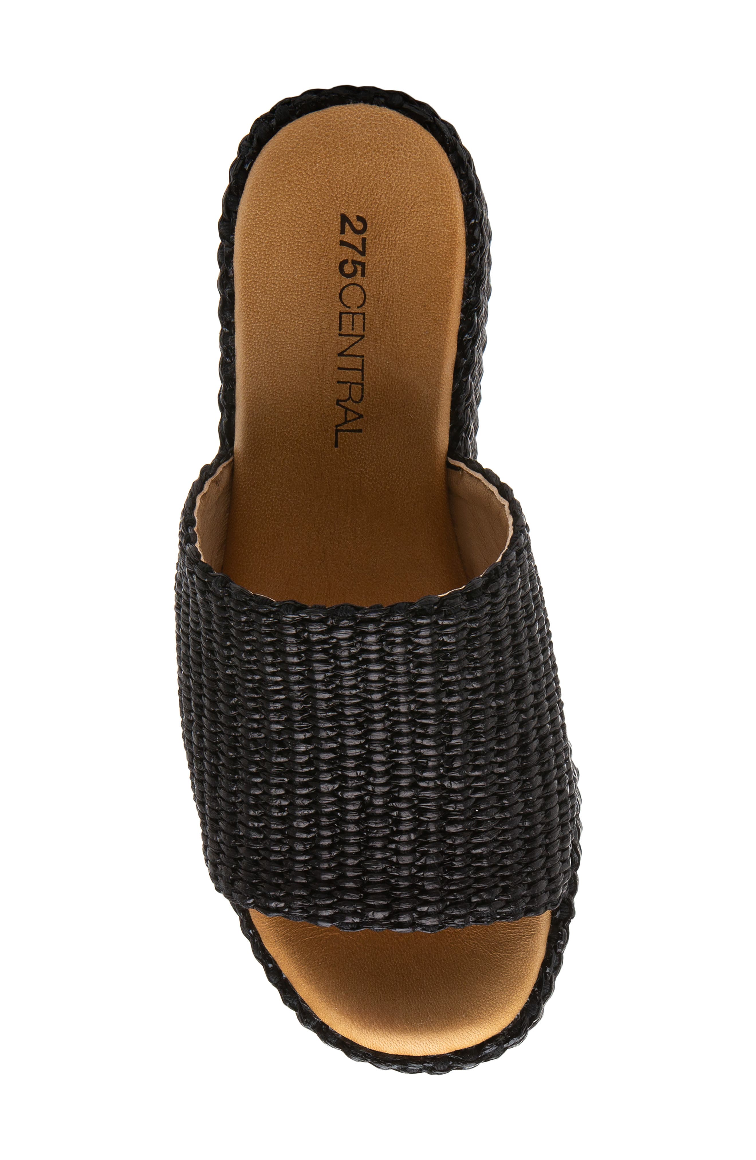 275 Central Sienna Platform Slide Sandal, Alternate, color, Black