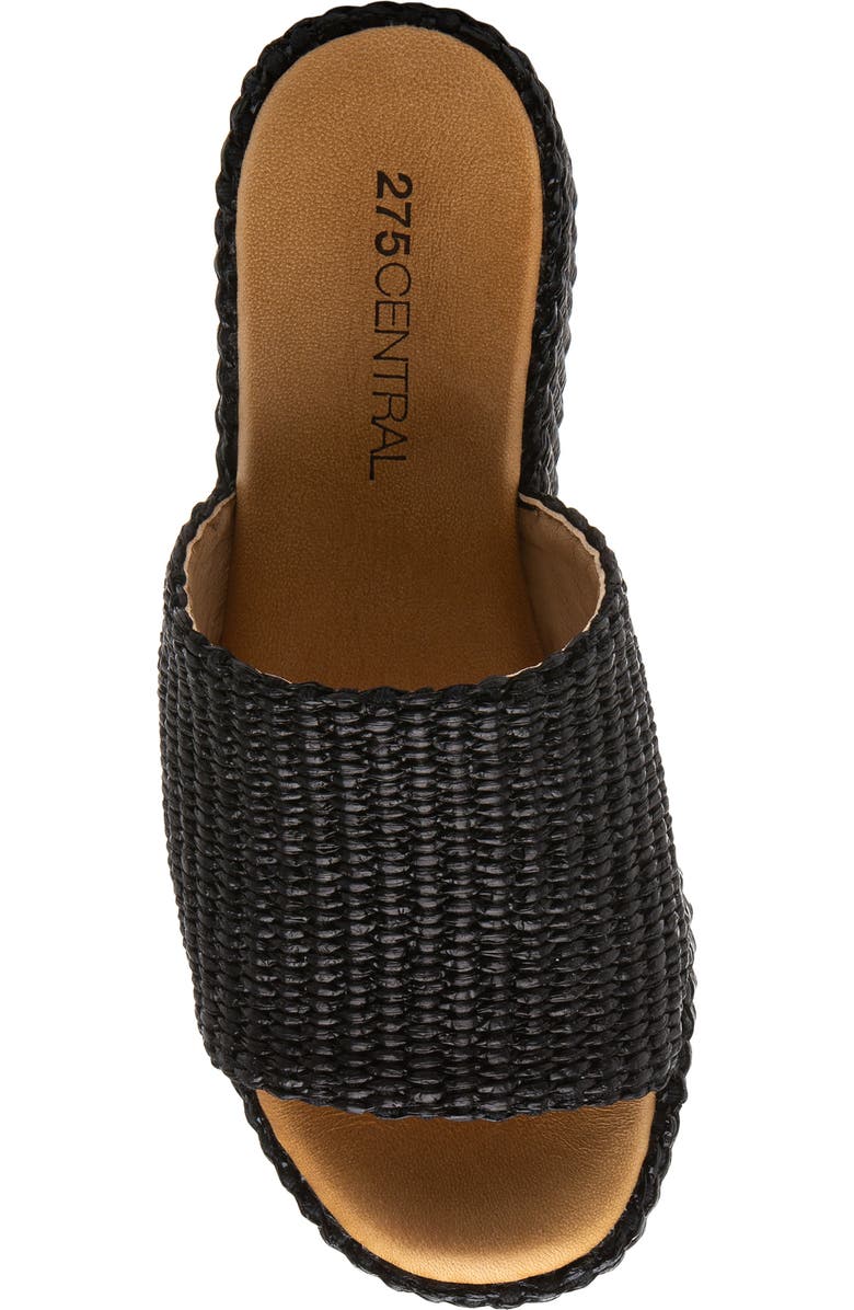 275 Central Sienna Platform Slide Sandal, Alternate, color, Black