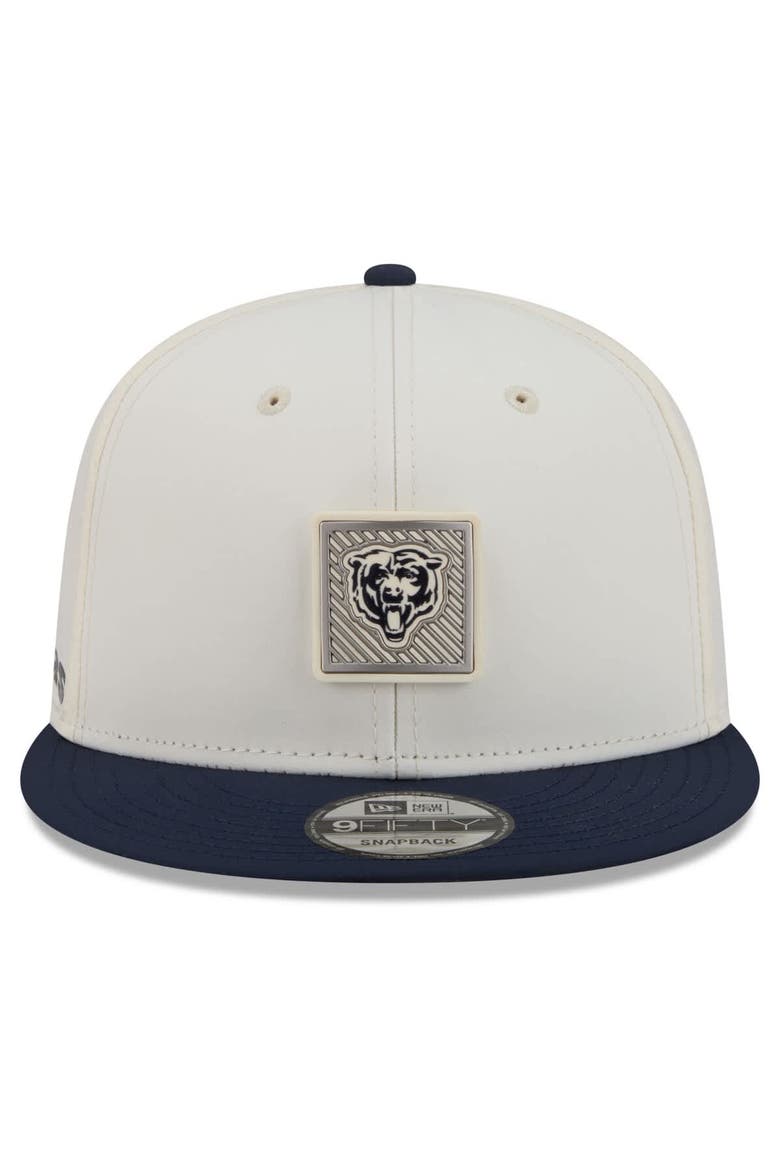 Men's New Era  Cream/Navy Chicago Bears 2026 NFL Training Camp 9FIFTY Snapback Hat, Alternate, color, Cream