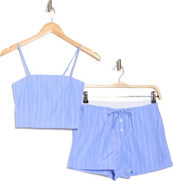 Two-Piece Sleeveless Tank Top & Shorts Set