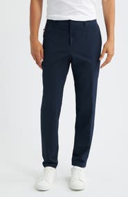BOSS Genius Slim Fit Flat Front Twill Pants