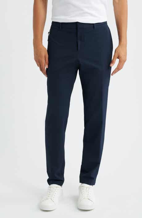 BOSS Genius Slim Fit Flat Front Twill Pants