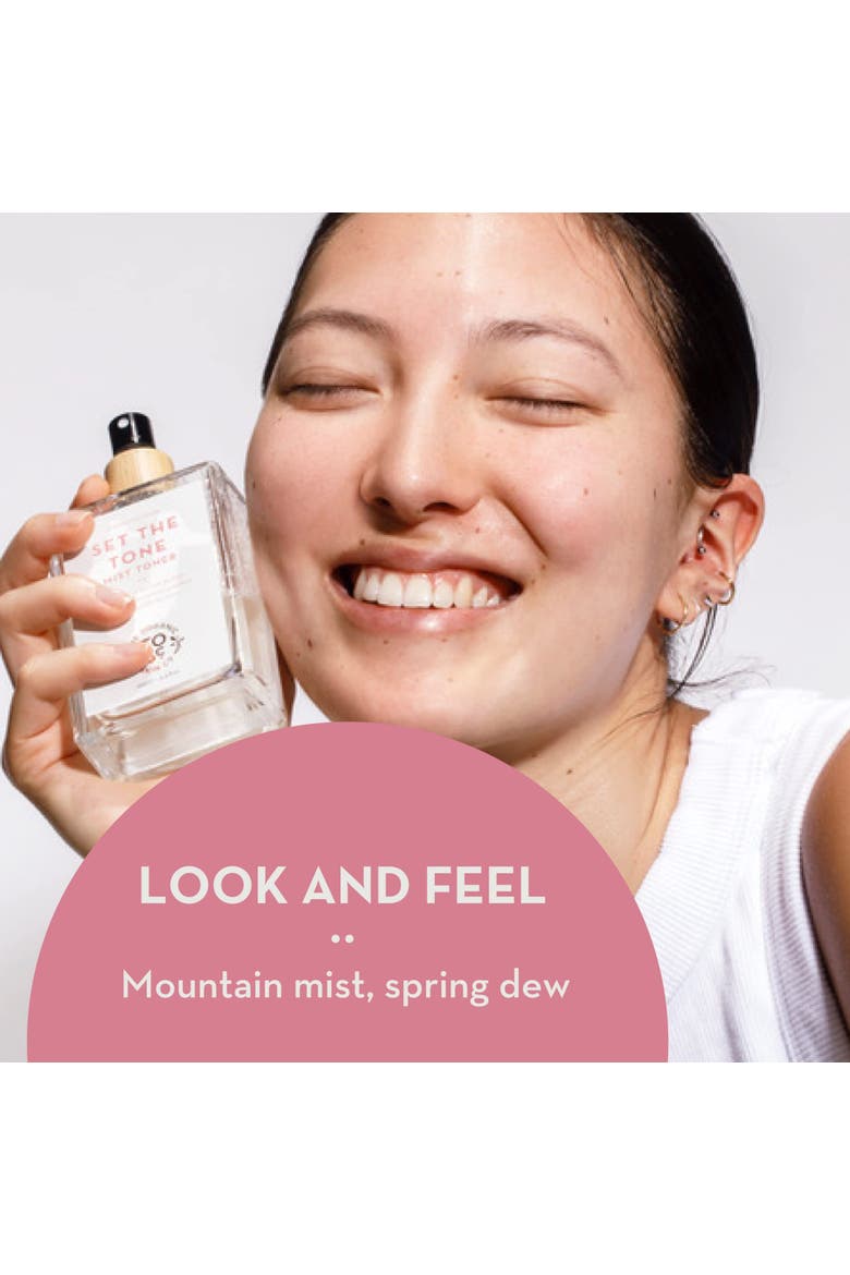 Set The Tone Hydrating Rose Mist Toner, 3.4fl oz, Alternate, color, None