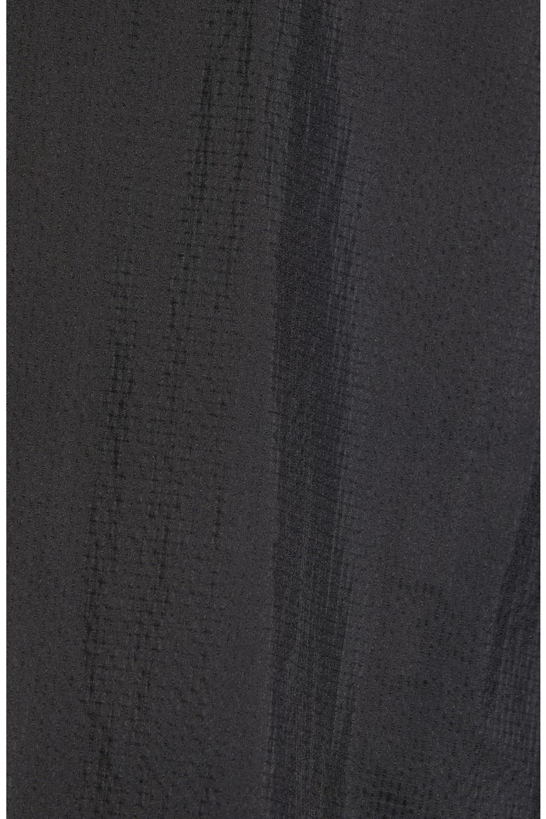 Packable Hooded Anorak, Alternate, color, BLACK/ BLACK/ WHITE