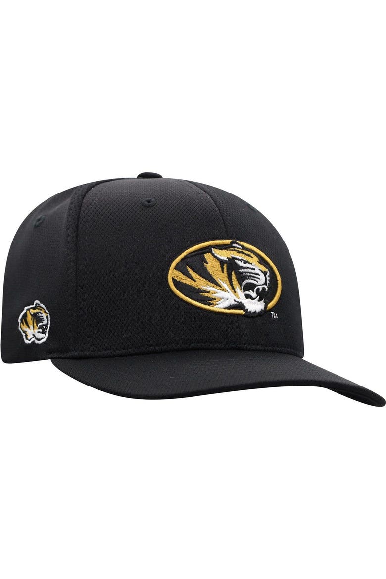 Men's Top of the World Black Missouri Tigers Reflex Logo Flex Hat, Alternate, color, Black