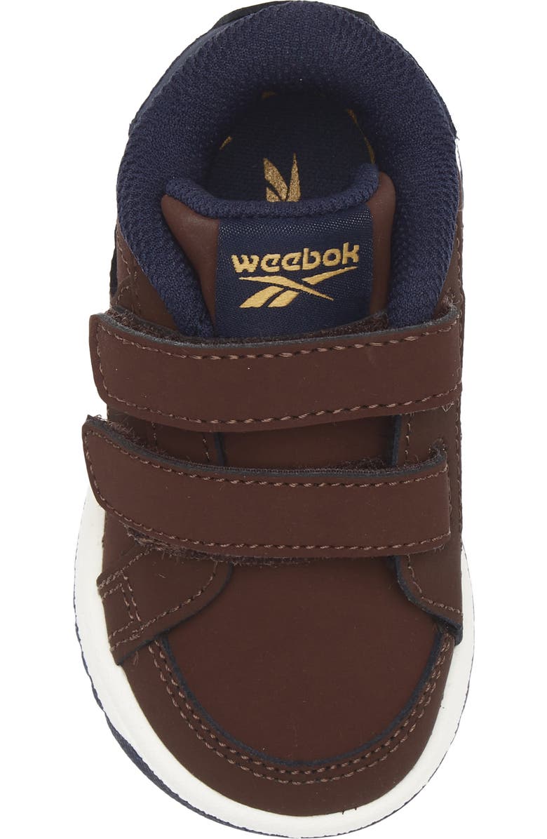 Reebok Kids' Weebok Clasp Sneaker, Alternate, color, Brown Navy Gold