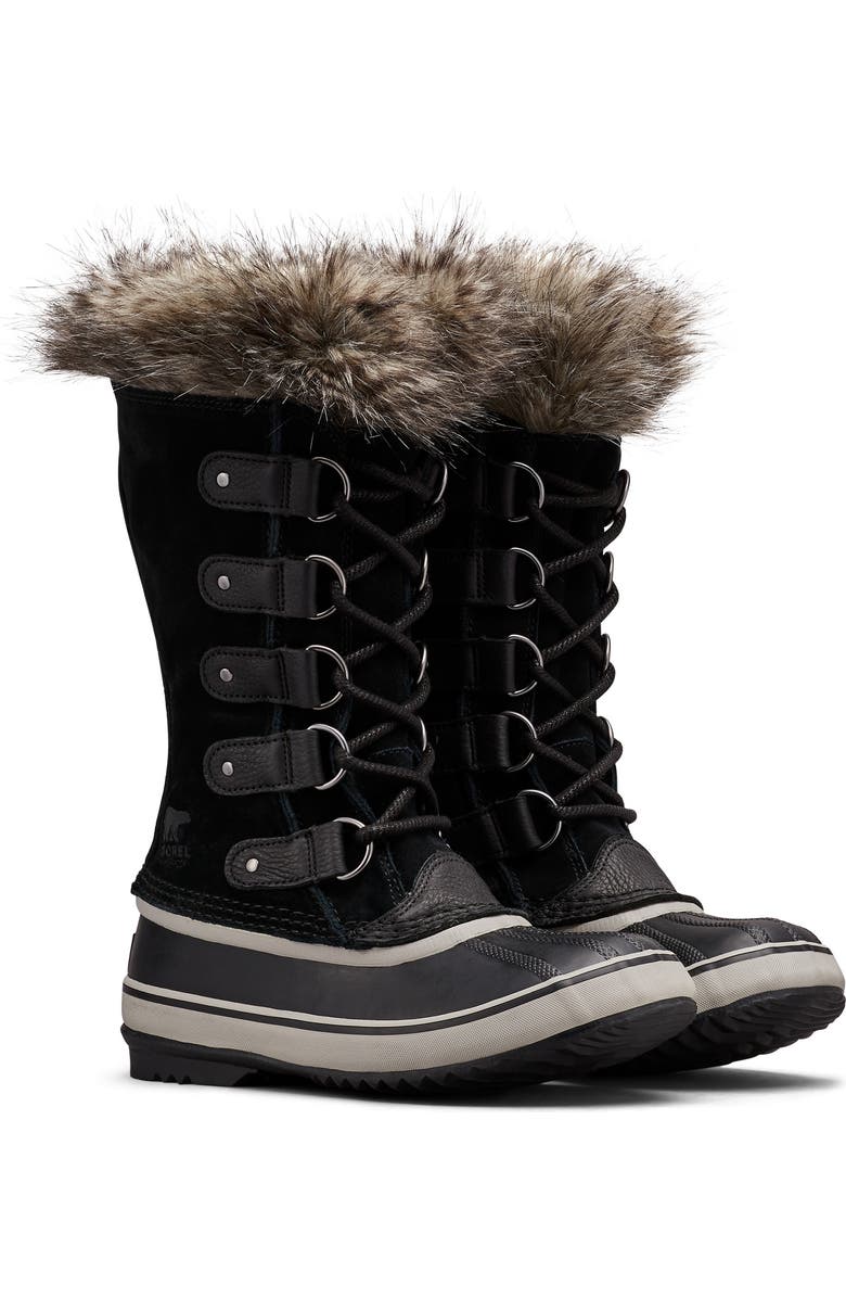 SOREL Joan of Arctic Waterproof Boot, Main, color, Black/ Quarry