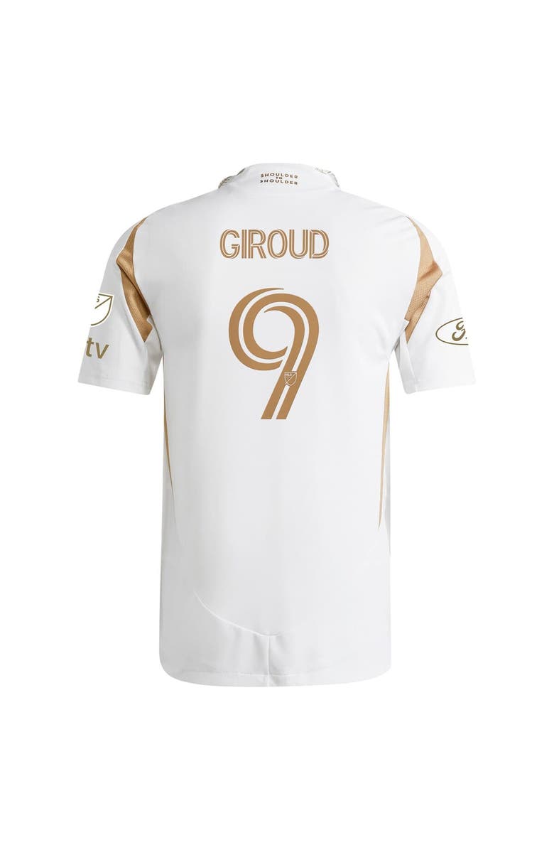 adidas Men's adidas Olivier Giroud White LAFC 2025 Secondary Authentic Player Jersey, Alternate, color, 