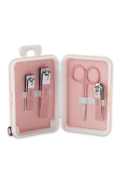 Bey-Berk Valise Manicure Set in Multi Color 