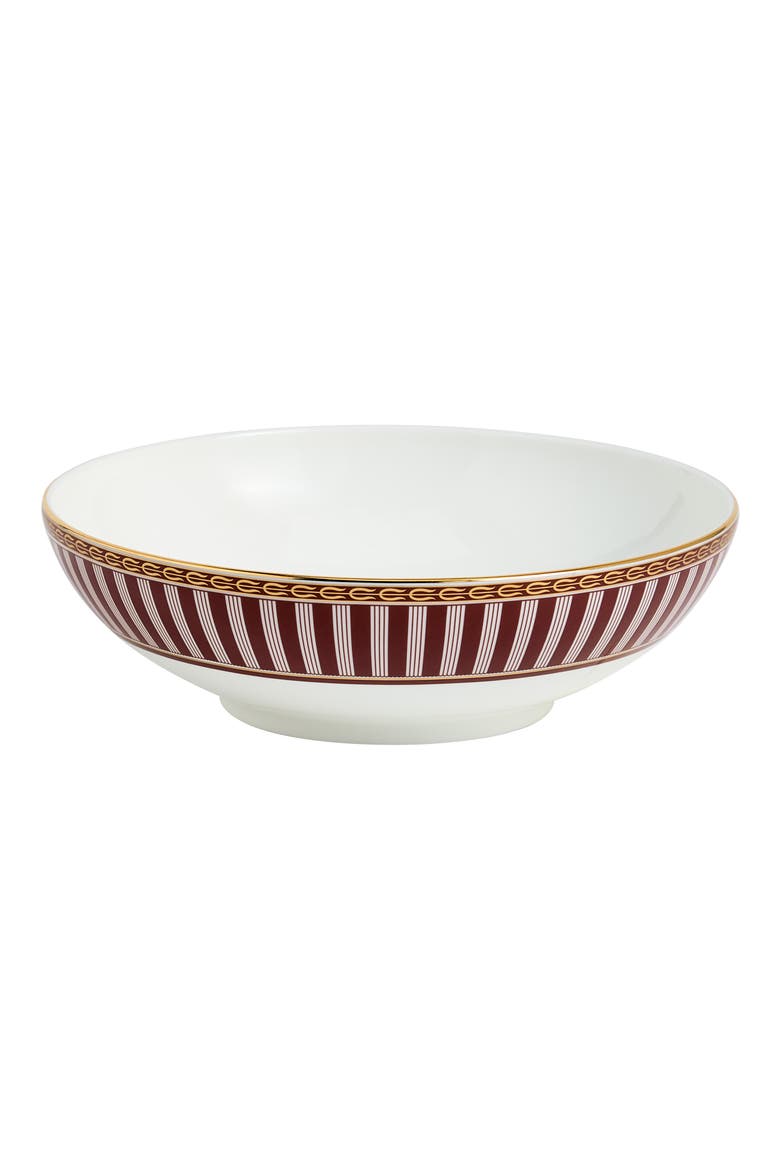 Red Splendor 22K Gold Accent Bone China Cereal Bowl, Main, color, MULTI