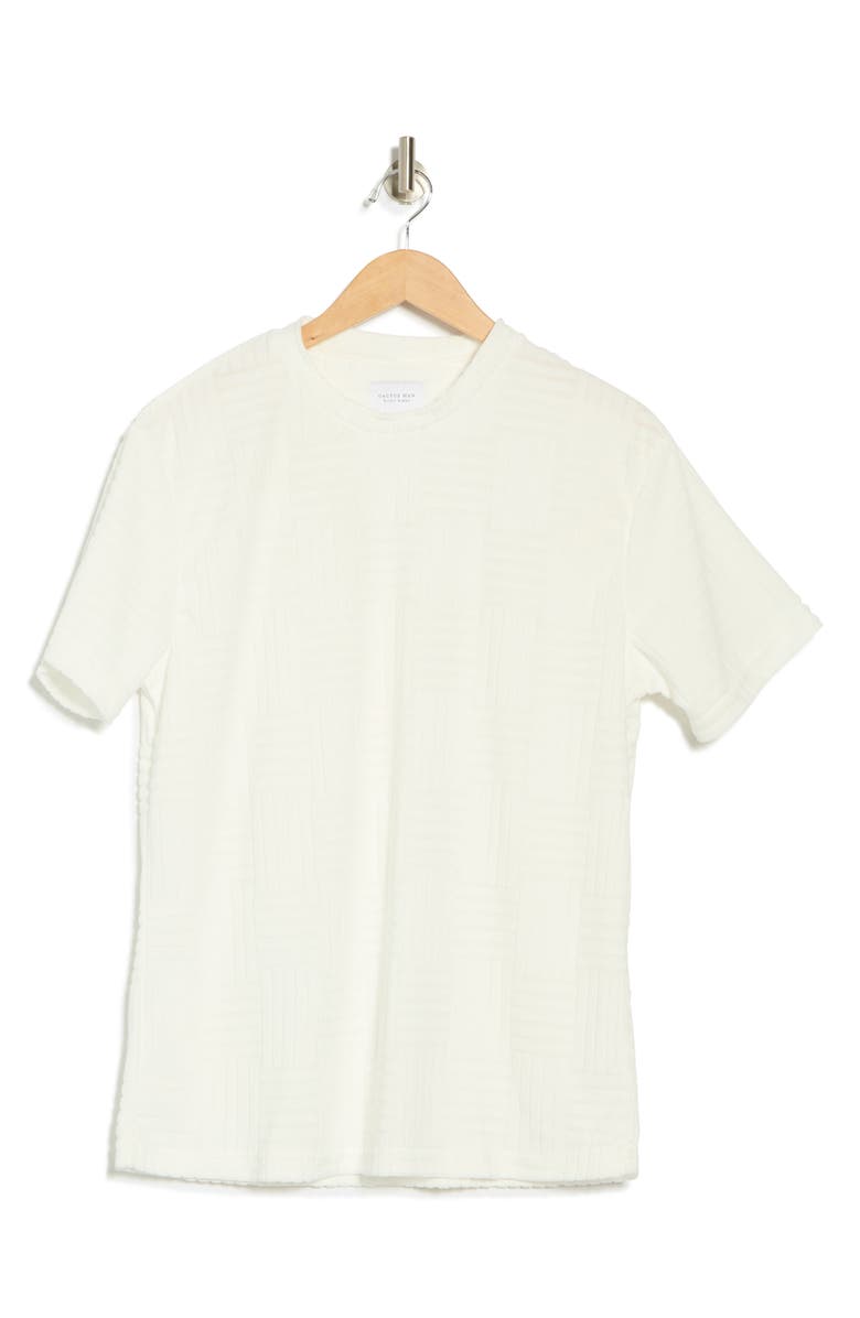 DENIM AND FLOWER Textured T-Shirt, Alternate, color,