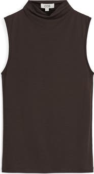 COS Drape Neck Sleeveless Top