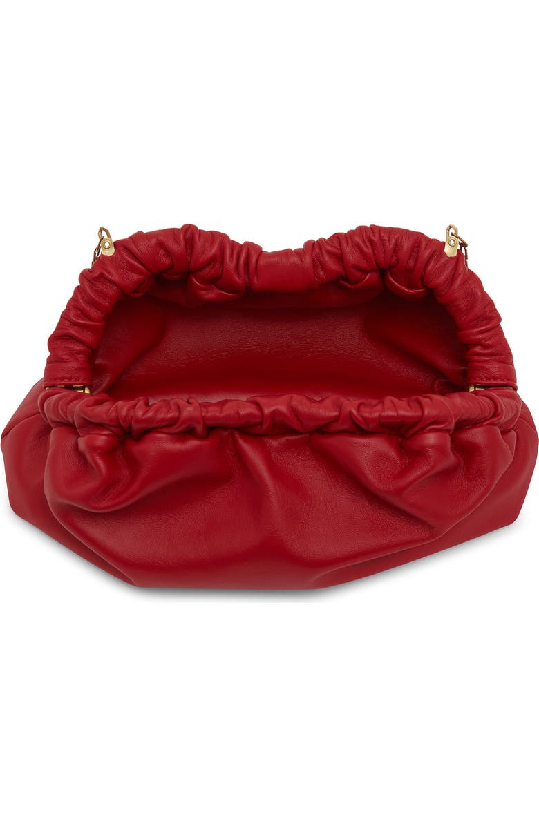 Mansur Gavriel Mini Cloud Chain Leather Clutch, Alternate, color,