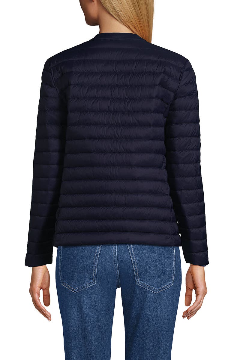 Lands' End Wanderweight Collarless Down Jacket, Alternate, color, 