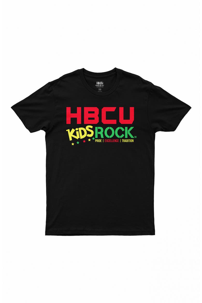 Kids' Kids Rock Graphic Tee, Main, color, BLACK