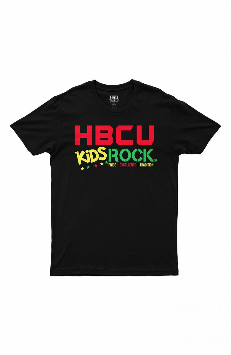 HBCU Pride & Joy Kids' Kids Rock Graphic Tee, Main, color, 