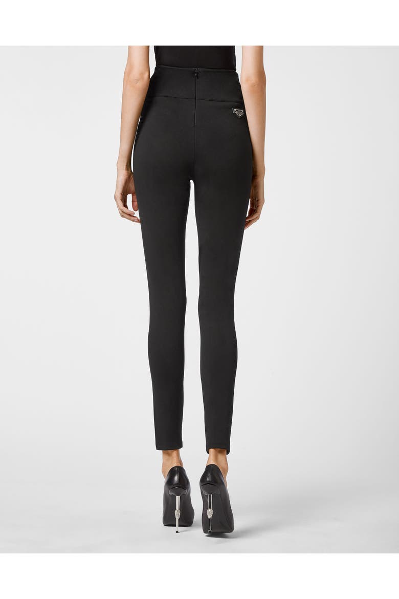 Leggings Iconic Plein Women, Alternate, color, black