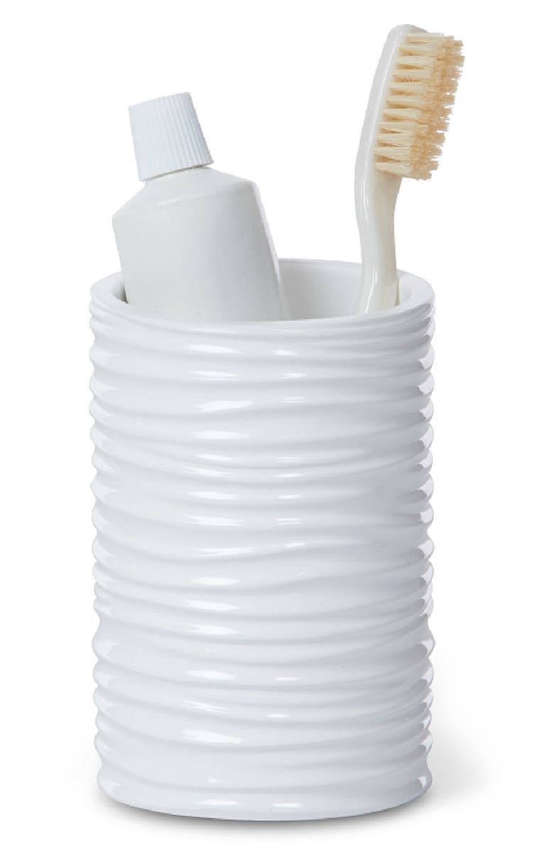 ROSELLI TRADING COMPANY By the Sea Tumbler, Main, color, White