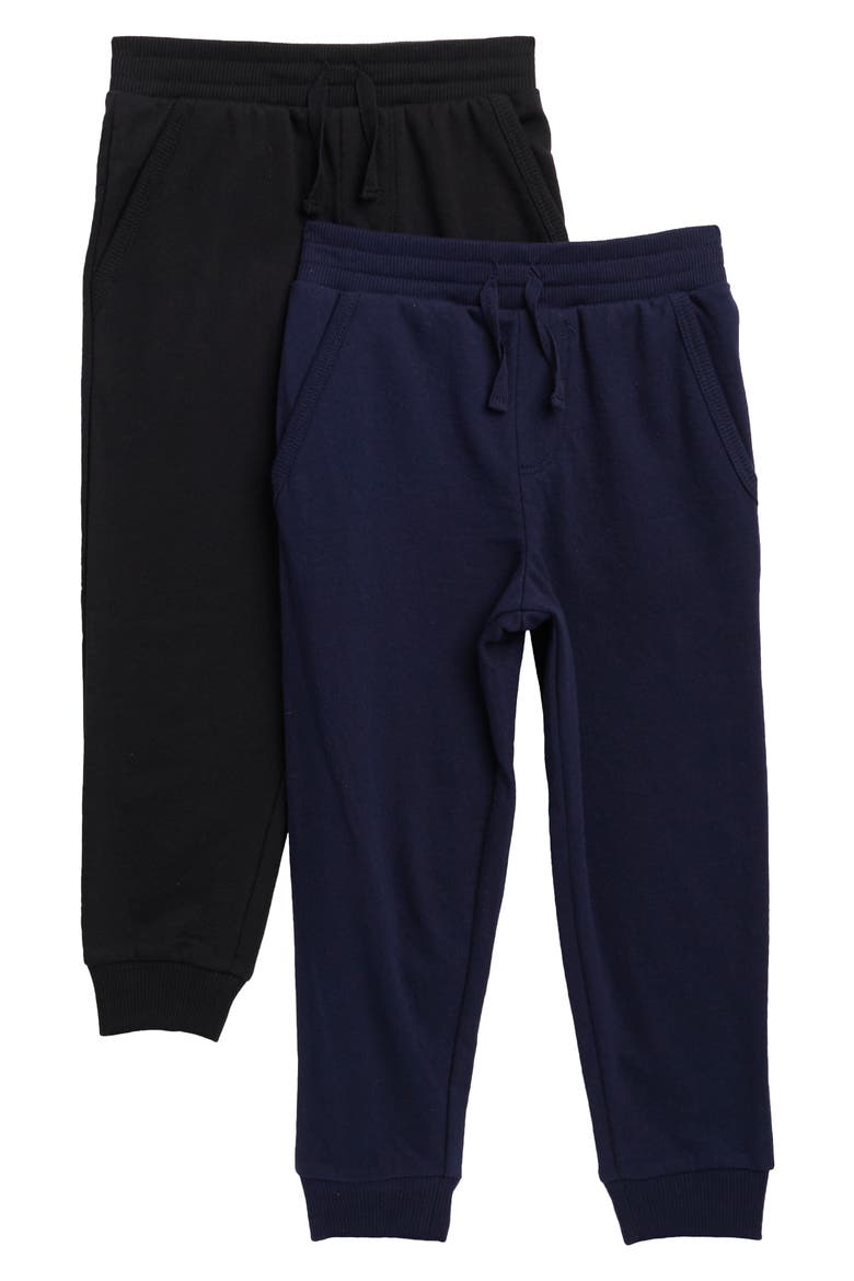 Kids' Assorted 2-Pack Joggers, Main, color, NAVY/BLACK