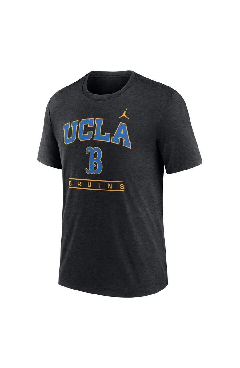 Jordan Brand Men's Jordan Brand Black UCLA Bruins Arch Over Logo Tri-Blend T-Shirt, Alternate, color, Black