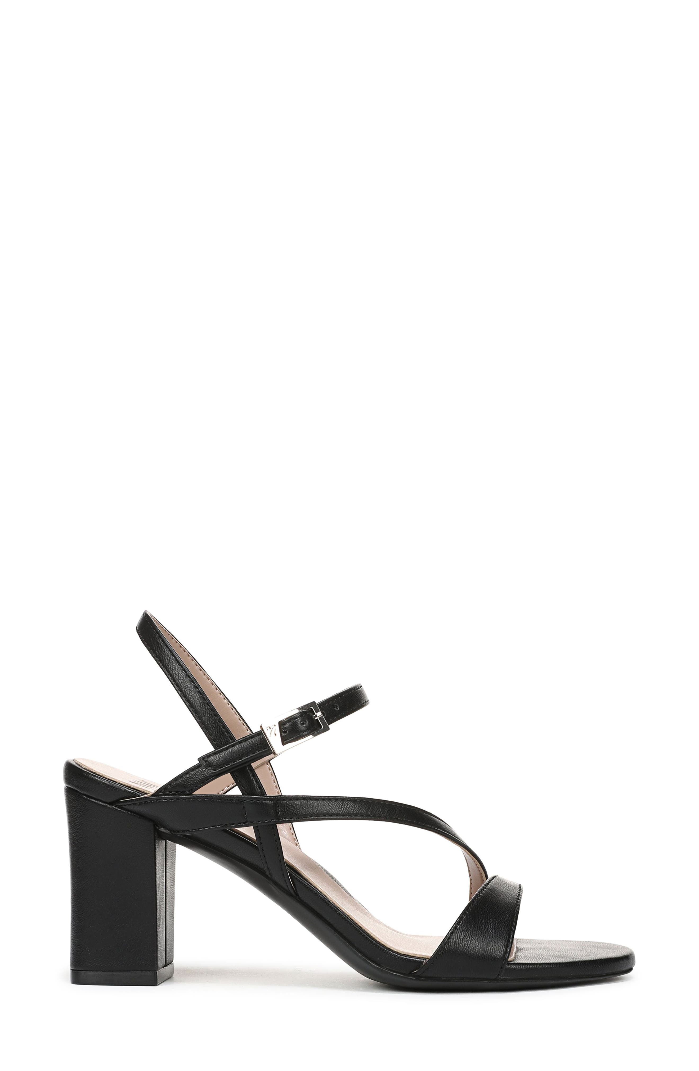 Hara Sandal, Alternate, color, BLACK FAUX LEATHER