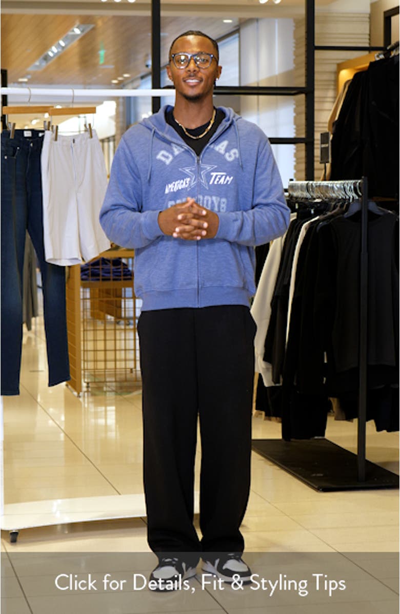 Men's NFL x Darius Rucker Collection by Fanatics Navy Dallas Cowboys Slub Full-Zip Hoodie, sales video thumbnail