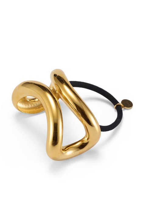 Glossy Arched Ponytail Cuff