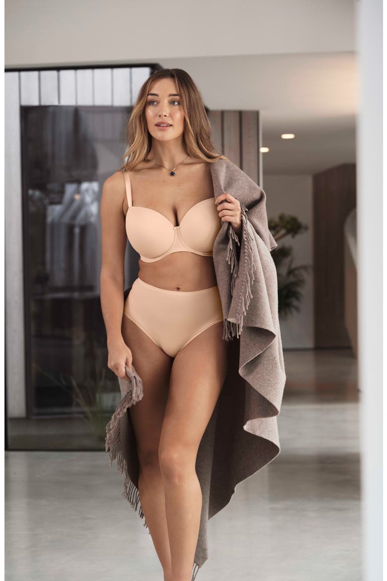 Smoothease Underwire Molded Bra, Alternate, color, BEIGE