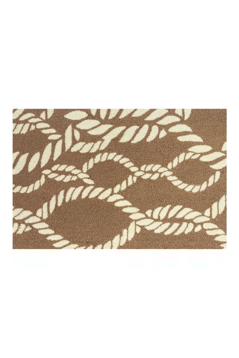 Twister Floor Mat, Main, color, TAN WHITE