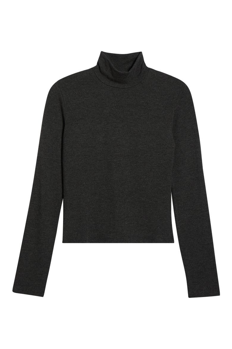 Lauren Long Sleeve Turtleneck, Main, color, CHARCOAL