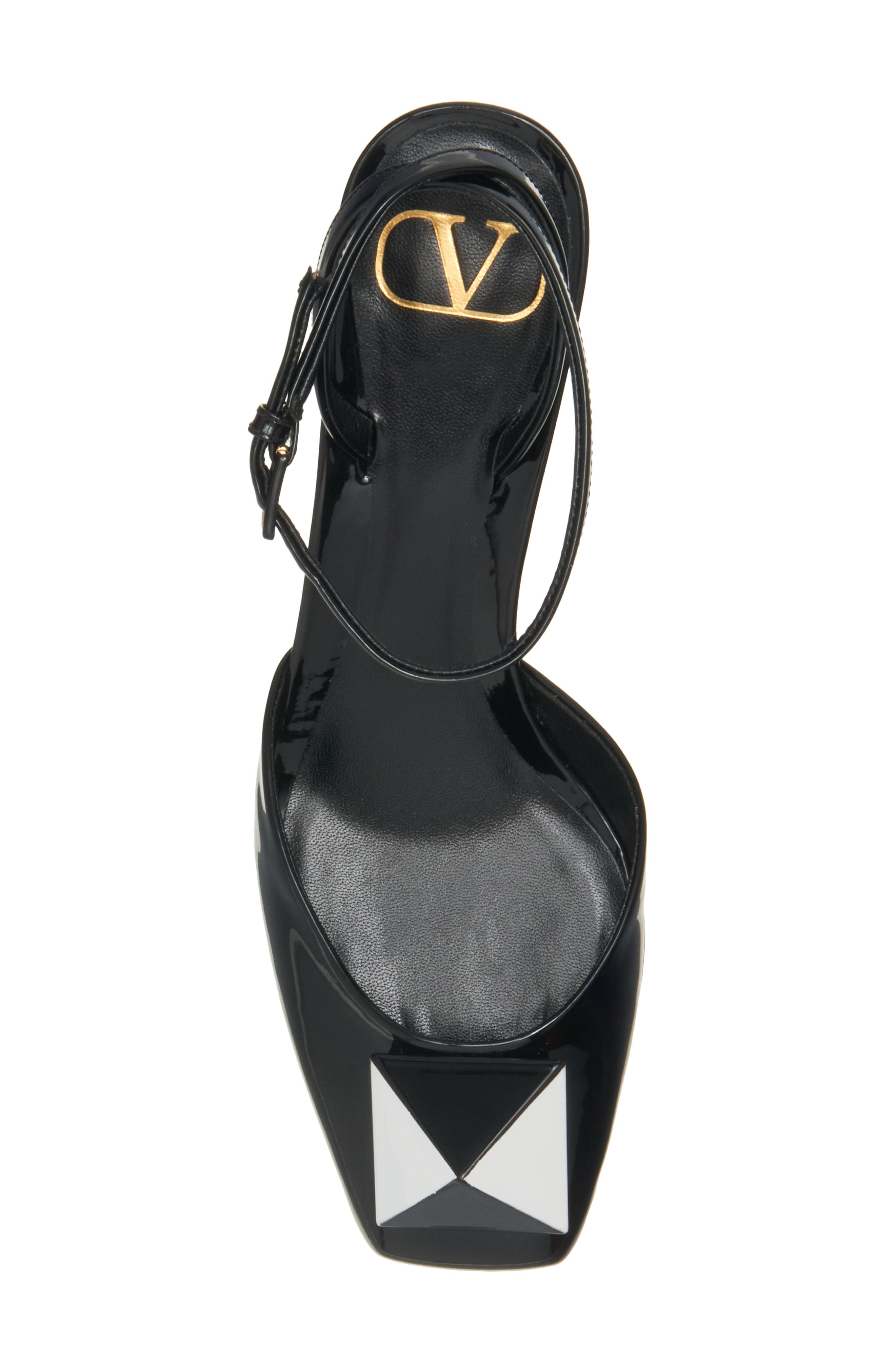 Valentino Garavani One Stud Ankle Strap Sandal, Alternate, color, 