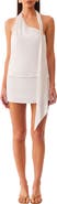 SNDYS Anise Embellished Asymmetric Halter Neck Top