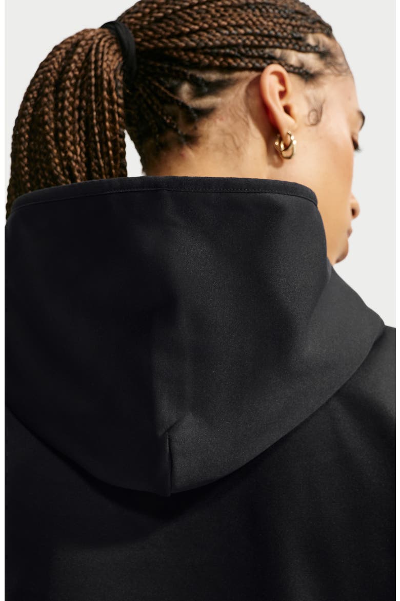Studio Fleece Therma-FIT Hoodie, Alternate, color, BLACK/ WHITE