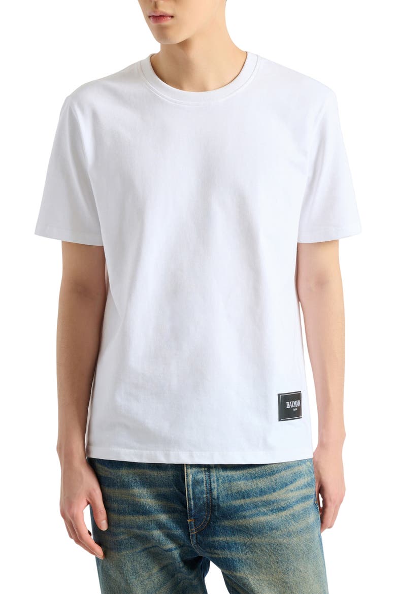 Pack of 2 Balmain Vintage T-shirts, Alternate, color, white