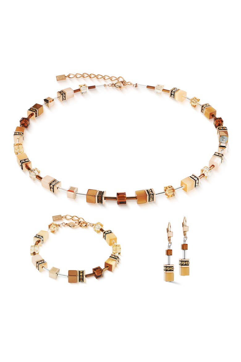 Geocube Iconic Bracelet, Alternate, color, Mocha Mousse