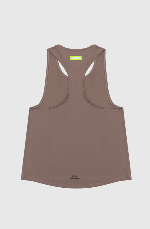 Pynrs Performance Streetwear Ronan Racerback Tank In Deep Taupe