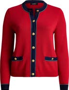 Lauren Ralph Lauren Two-Tone Cardigan