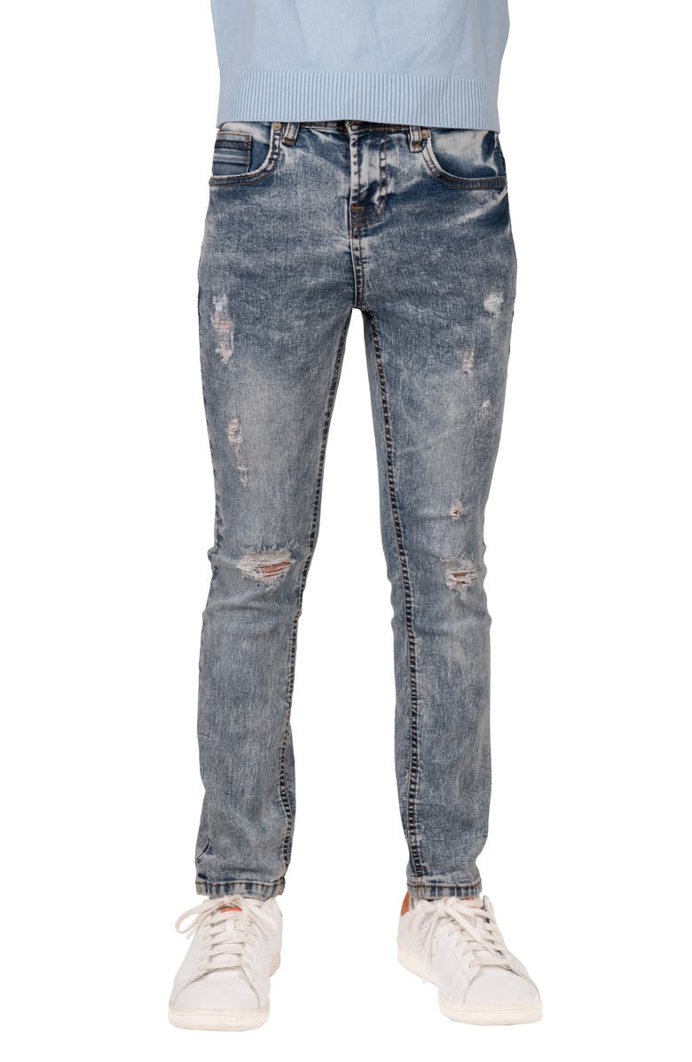 XRAY Kids' Raw X Rip & Repair Jeans, Main, color, 